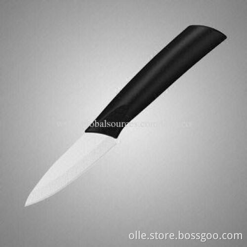 White Classic Handle 3-inch Fruit Paring Knife